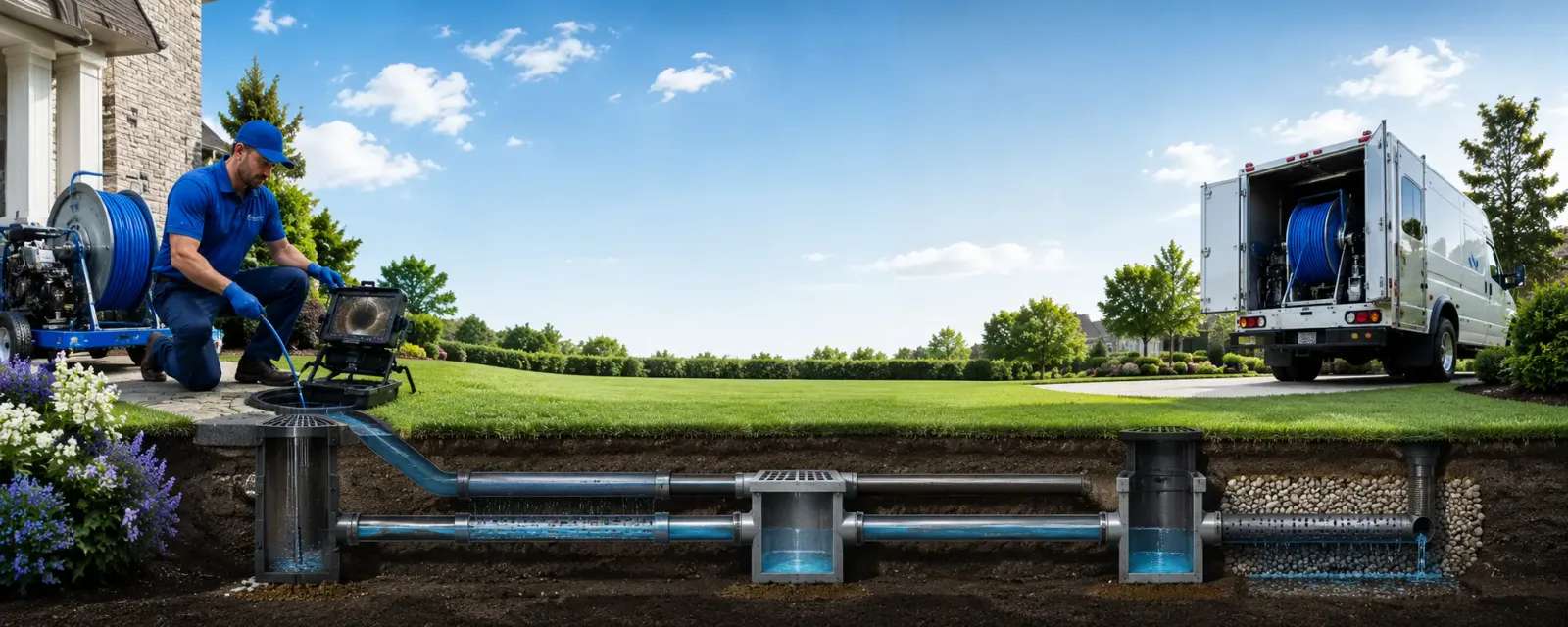 Outdoor drain cleaning information for Sterling, MI
