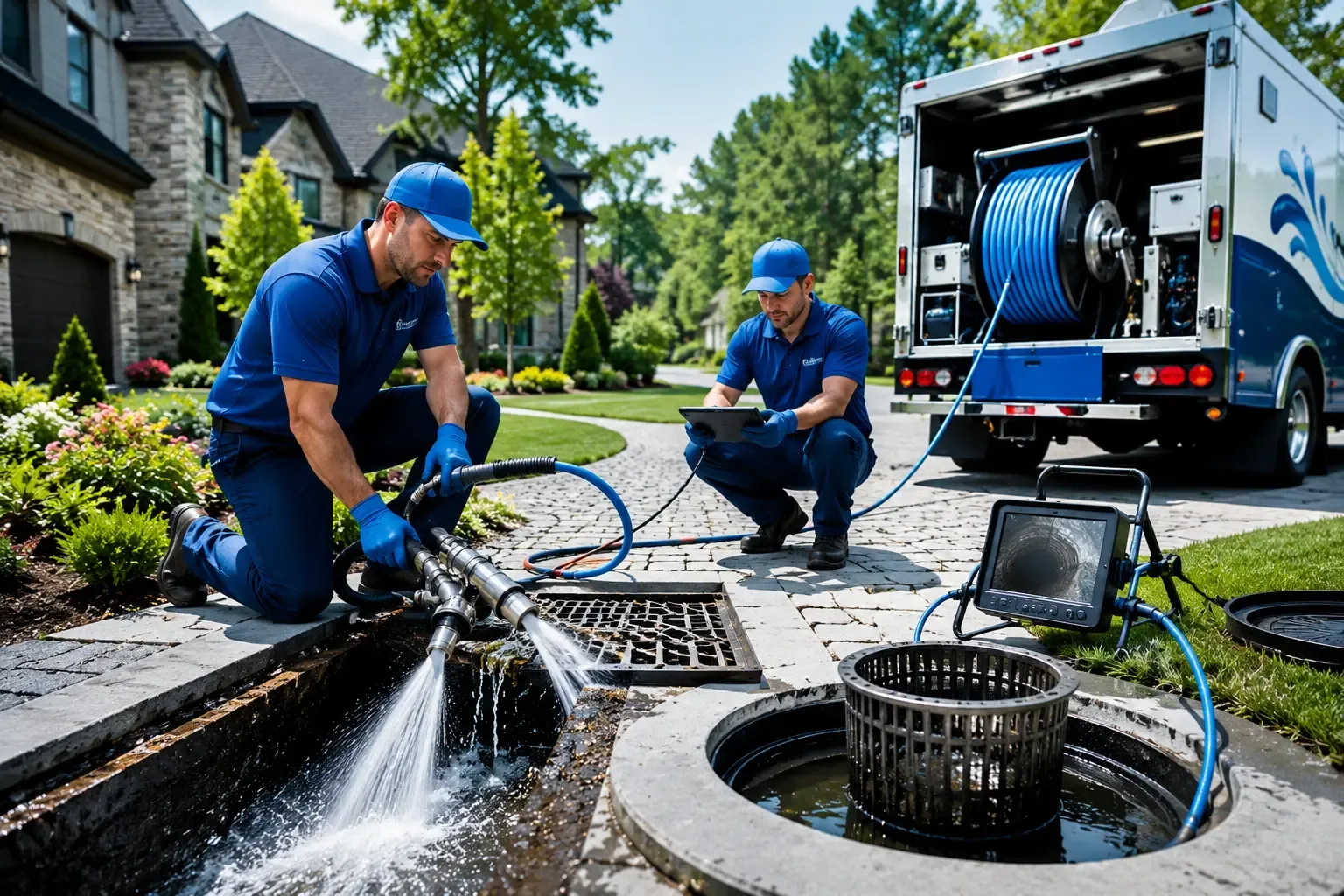 Local outdoor drain cleaning professionals in Sterling, MI