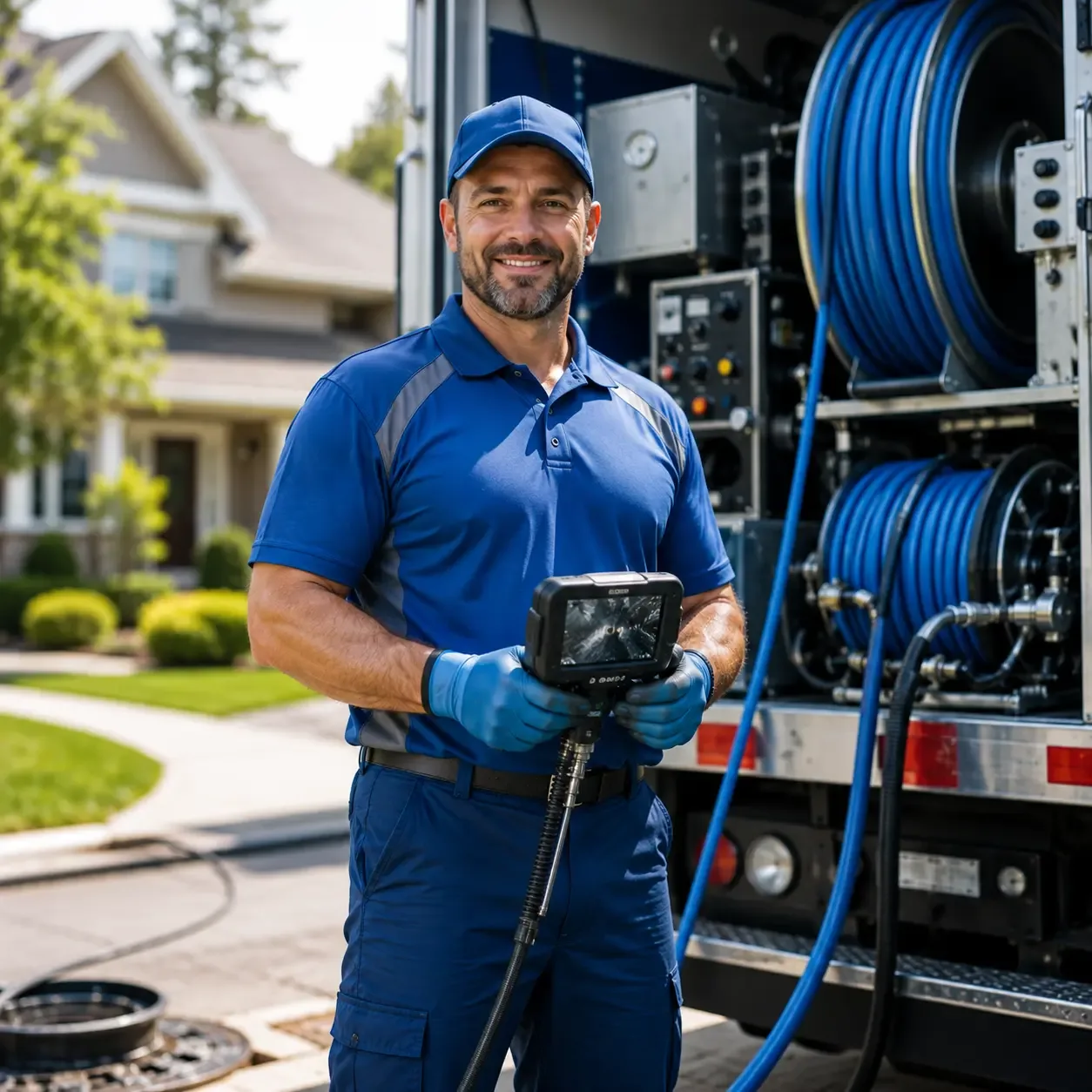 Local outdoor drain cleaning specialists in Sterling, MI